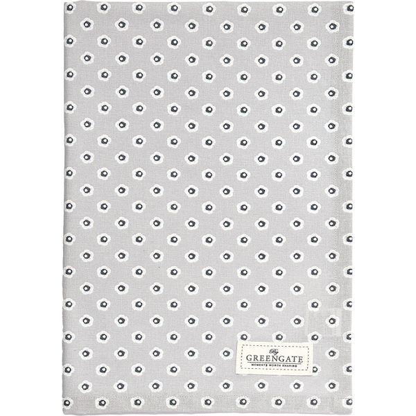 Greengate Geschirrtuch Malia grey